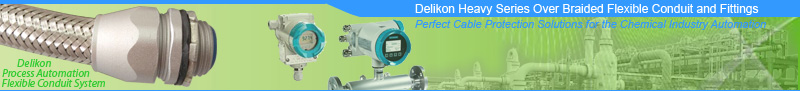 [CN] Delikon YF-704 emi rfi shielding waterproof HEAVY SERIES OVER BRAIDED FLEXIBLE metal CONDUIT steel rolling mill AUTOMATION motion control cable protection 